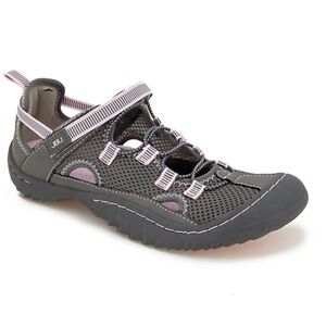 Women’s JAMBU Gray and Pink Active Sandal